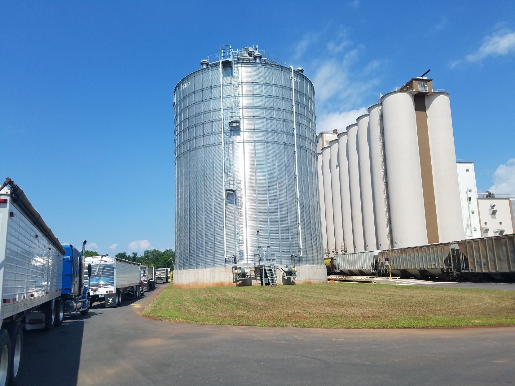 Ardent Mills trucks line up